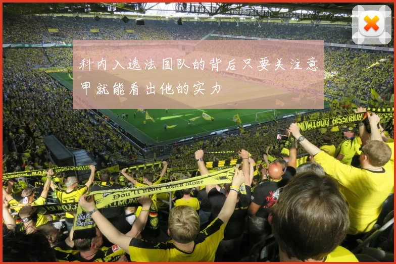 科内入选法国队的背后只要关注意甲就能看出他的实力
